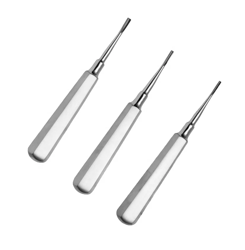 Dental Surgical Oral Sugery Tooth Elevators Roots Extracting Coupland Set of 3 With High Quality Stainless Steel