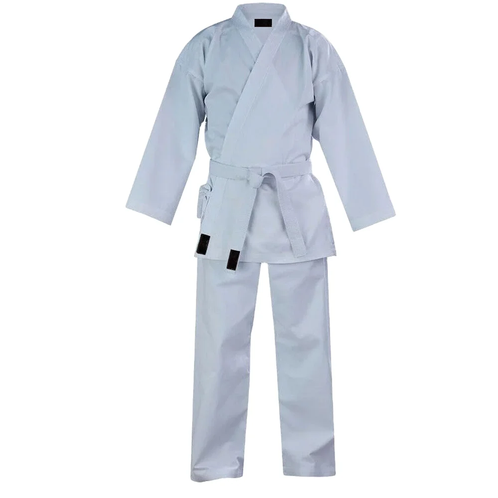 Wholesale Custom Logo Karate Uniform Martial Arts Judoo Karate Suit WTF Taekwondo ITF Uniform All Sizes