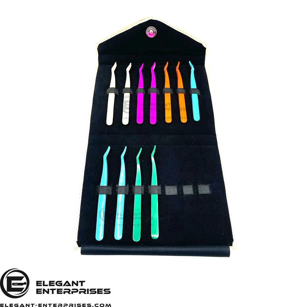 Solid Custom Logo Professional Eyelash Tweezers Holders Bracelets Silicon Rubber Wrist Band Tweezers Protector without Tweezer