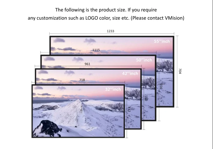 Wall Drive Thru Digital Menu Board Pizza Digital Board Display Screen Restaurant Lcd Panel Menu Board Digital Menu Display