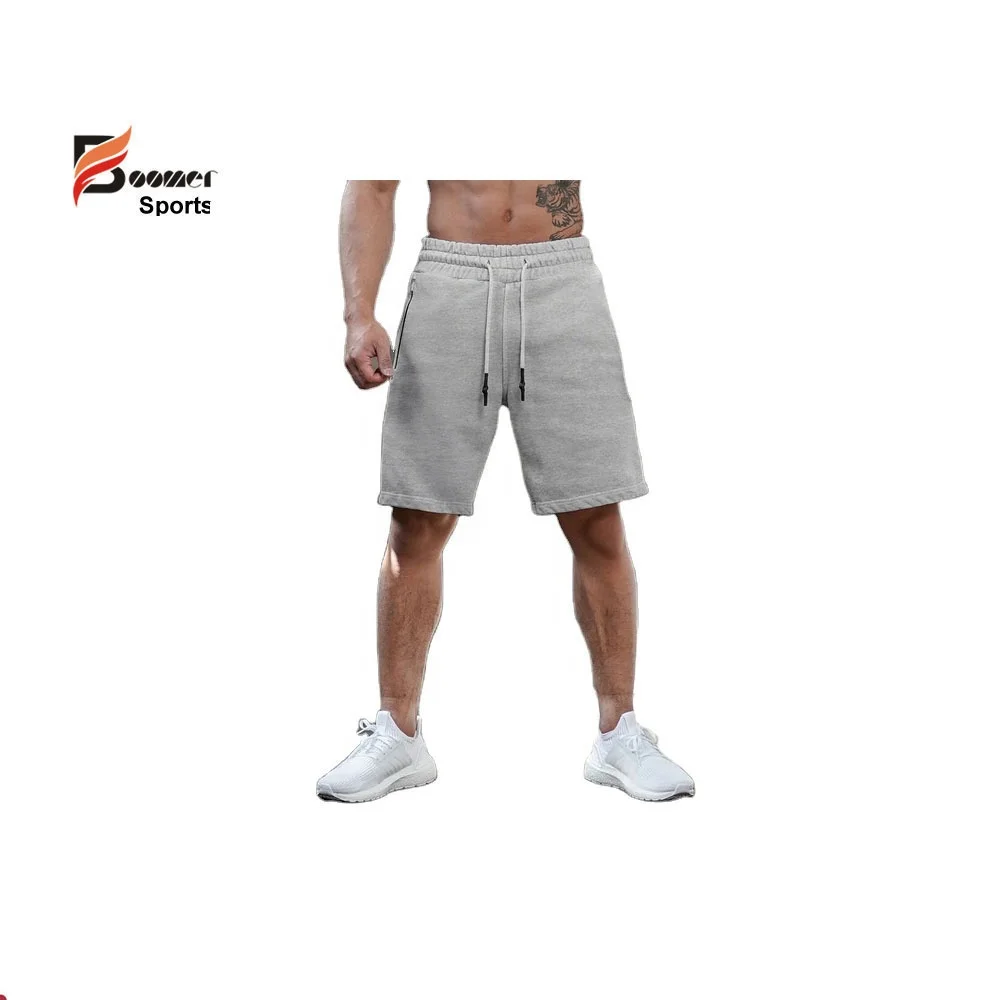 Оптовая продажа Высококачественная спортивная одежда мужские простые хлопковые короткие брюки индивидуальные шорты для фитнеса бега тренировок