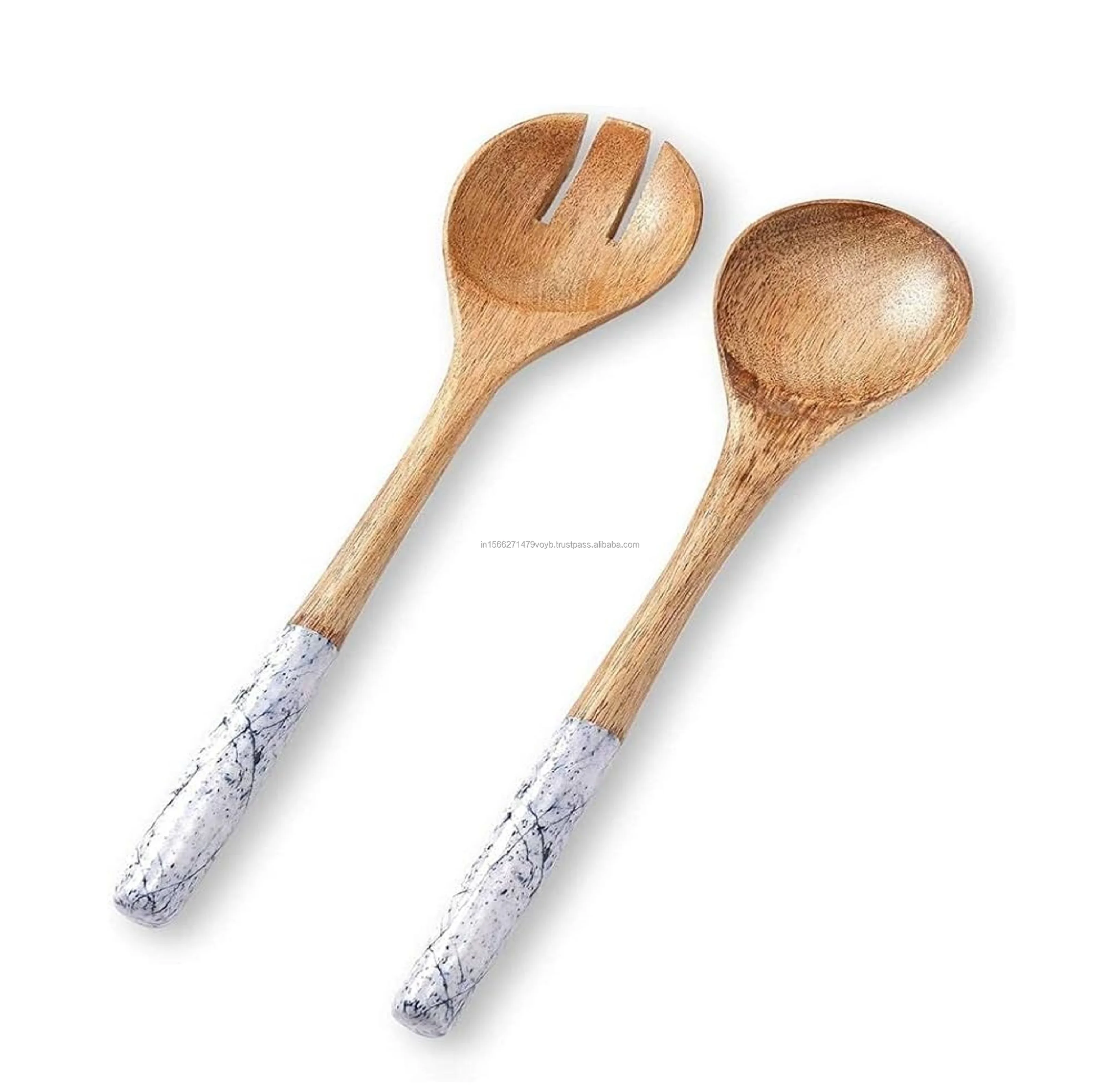 Brown Buy online Human Cartoon Shape Blue Spatula & Basting Brush  Premium Wood Kitchen Utensil Set Handmade Spoon Made In India