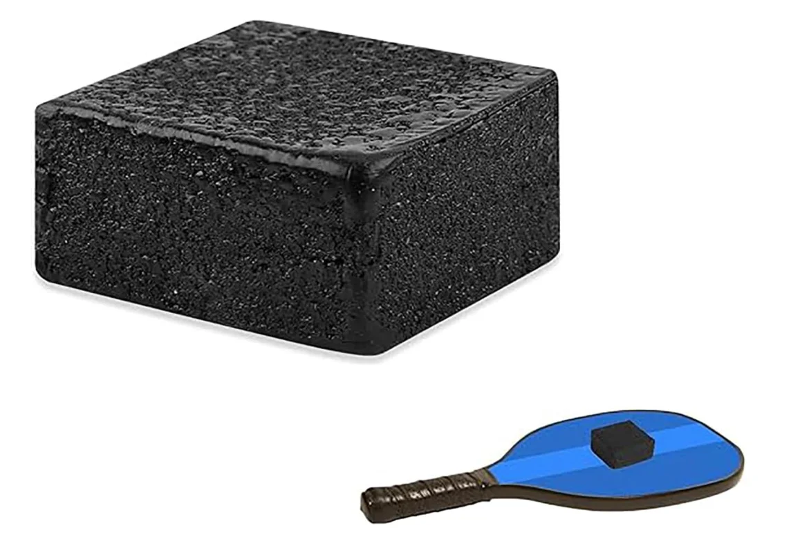 MOZKUIB Pickleball Paddle Eraser Carbon Fiber  Racket Dust Remover Rubber Bar Cleaner for Fast Residue