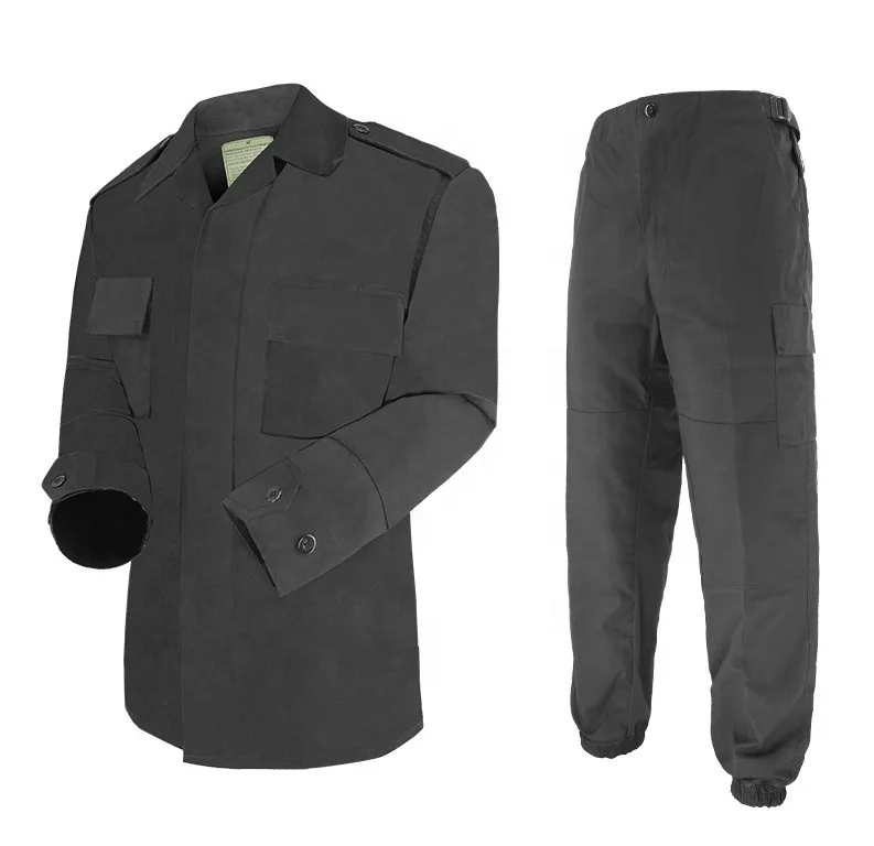 
2021 New Doublesafe Hot Sale BDU Custom Security Army Military tactical black uniform pants,military mens clothing for sale 