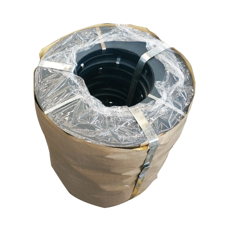 Manufacturers source direct sales steel strapping Painted Black Steel Strapping metal banding strip