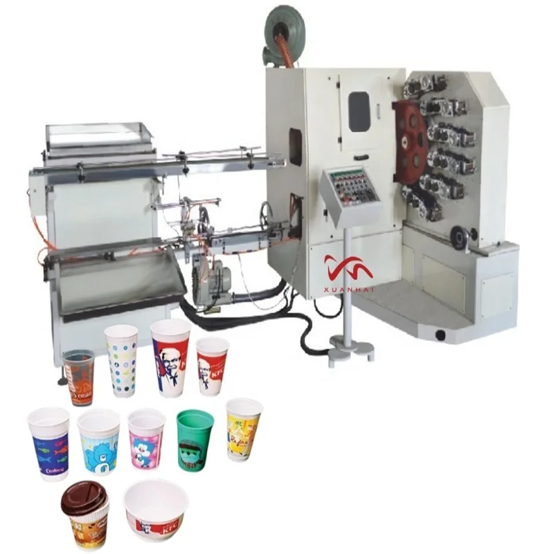 Six Color Offset Cup Printer Machine Silk Screen Printing For Bottle Printer