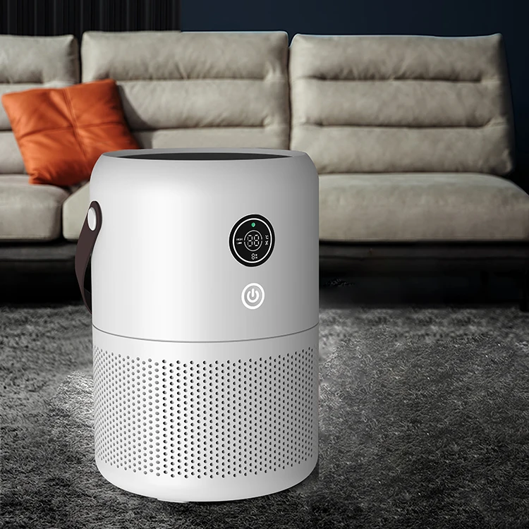 Kinscoter New Portable Negative Ion Air Cleaner UV Household  PM2.5 Purifier Air purifier With HEPA 12 Filter