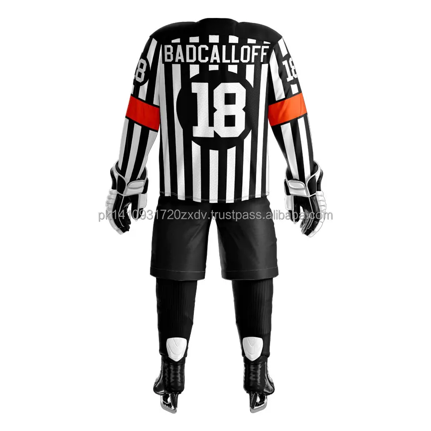 
2021 Custom Ice Hockey Jersey Dye Sublimation Jersey Hockey uniform Classic Ice hockey jersey Team Clubs League Embroidery 