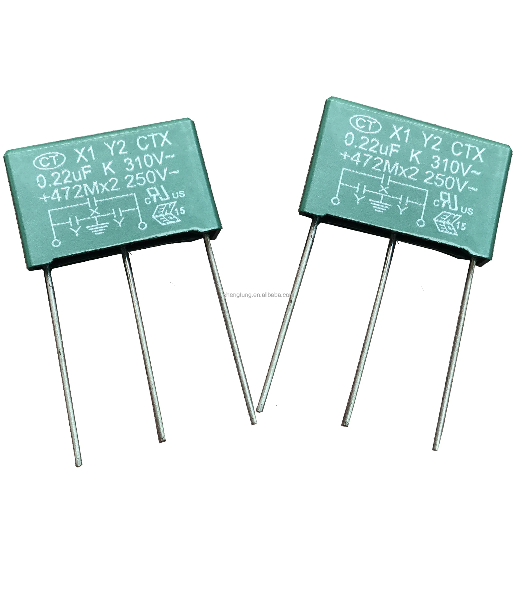 X1Y2 Class Metallized Polypropylene Film Capacitor