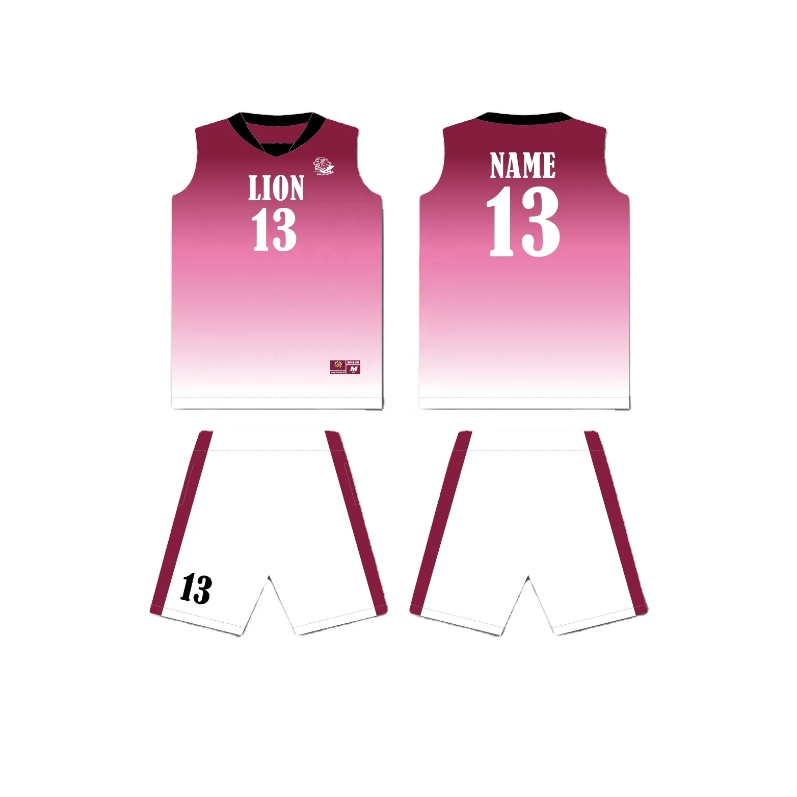 100% Polyester Sublimation team Uniform Clothing Volleyball Shirt design Customized Volleyball