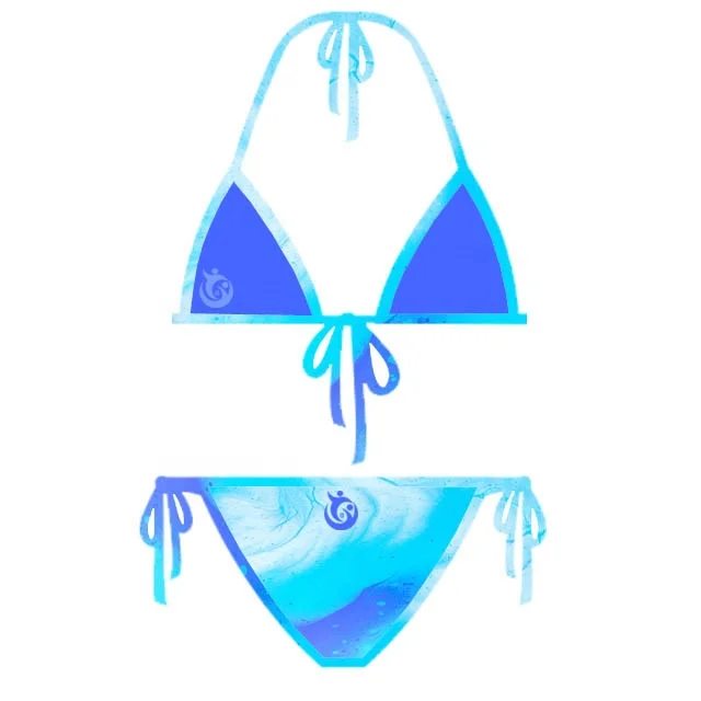 Micro mini bikini backless bikini custom sublimation Women two pieces bikini swim wear beach wear bathing wear