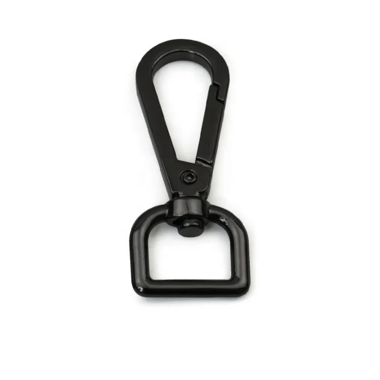 Factory price luggage hardware key chain with shoulder strap metal large plate buckle