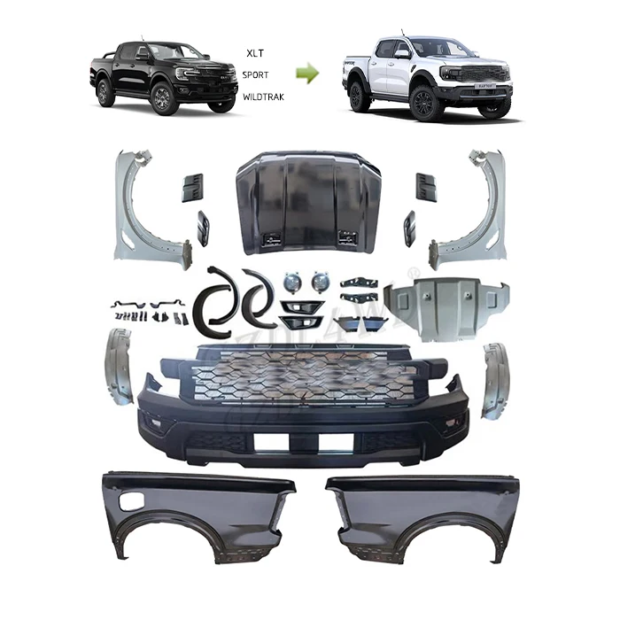 GZDL4WD Facelift Tuning For Ranger 2022 XLT Upgrade To Wildtrak Body Kit