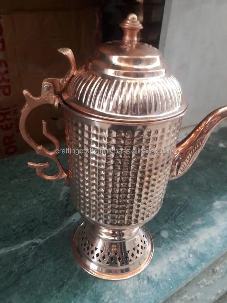 Handcrafted Hammered Copper Drinking Water Pitcher for Christmas Gift Sustainable Eco Friendly Drinkware Sale