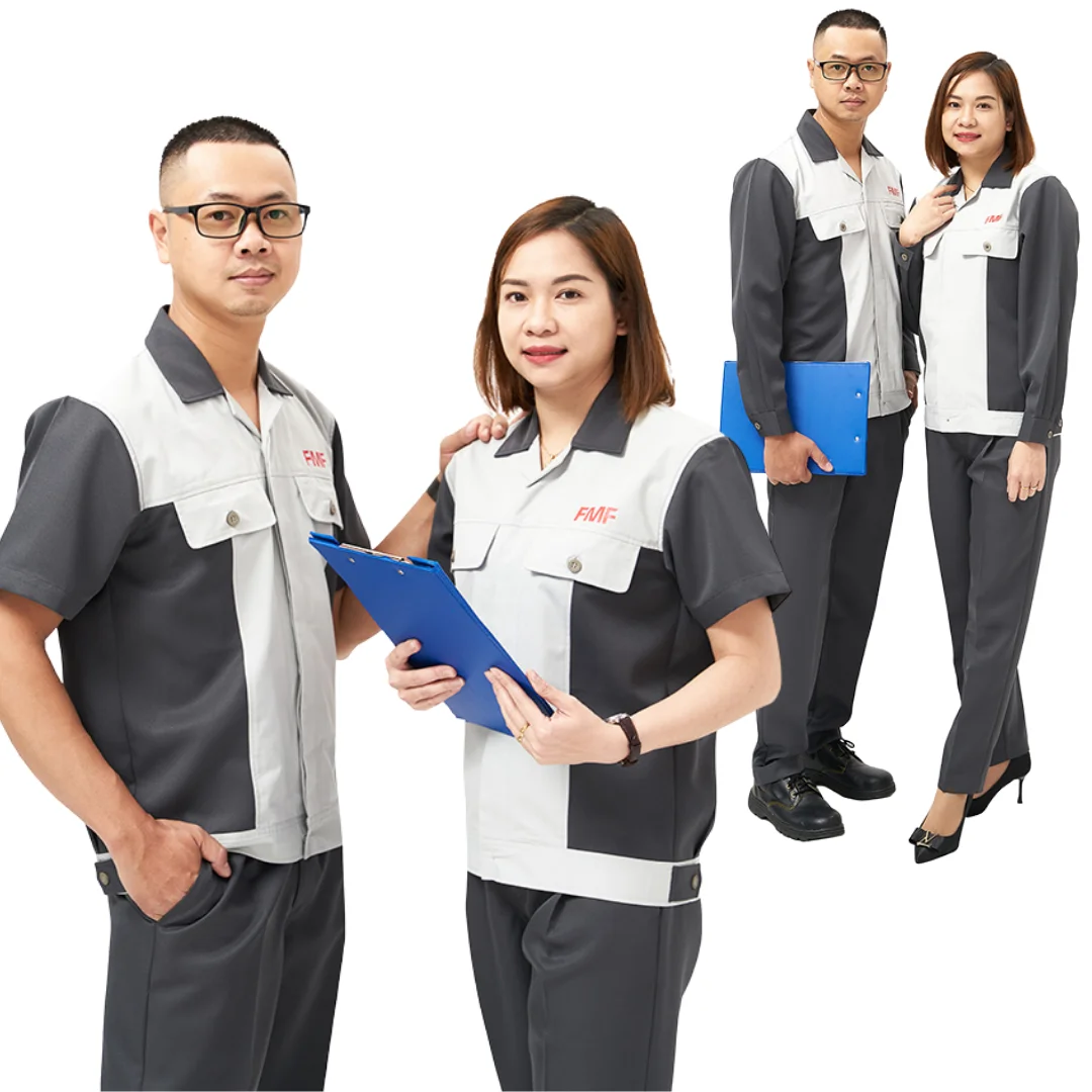 HOT SELLING workwear oil/gas/car wash uniform breathable construction clothes worker security guard shirt - FMF manufacturer