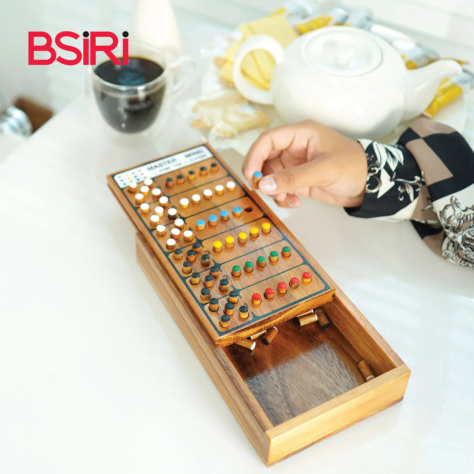 Master Mind New Toys 2023 Intellectual Game for Kids with OEM Service  Best Seller Wooden  Game Wood Crafts from Thailand