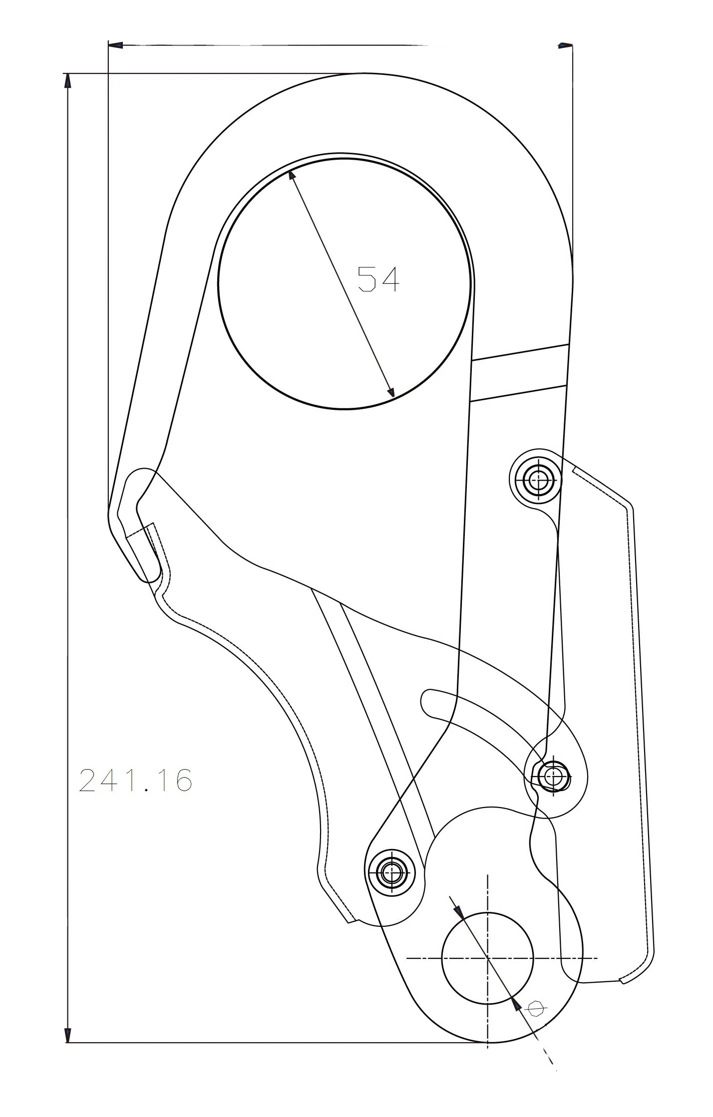 Forged Aluminum Safety Snap Hook