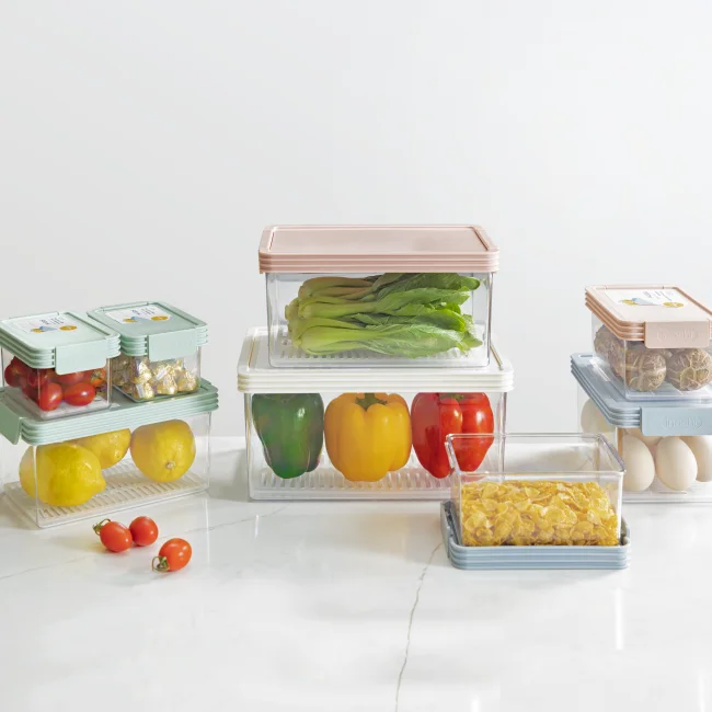 Hokkaido tritan rectangular container 500ml Kitchenware food storage container boxes Polypropylene PP plastic BPA free container