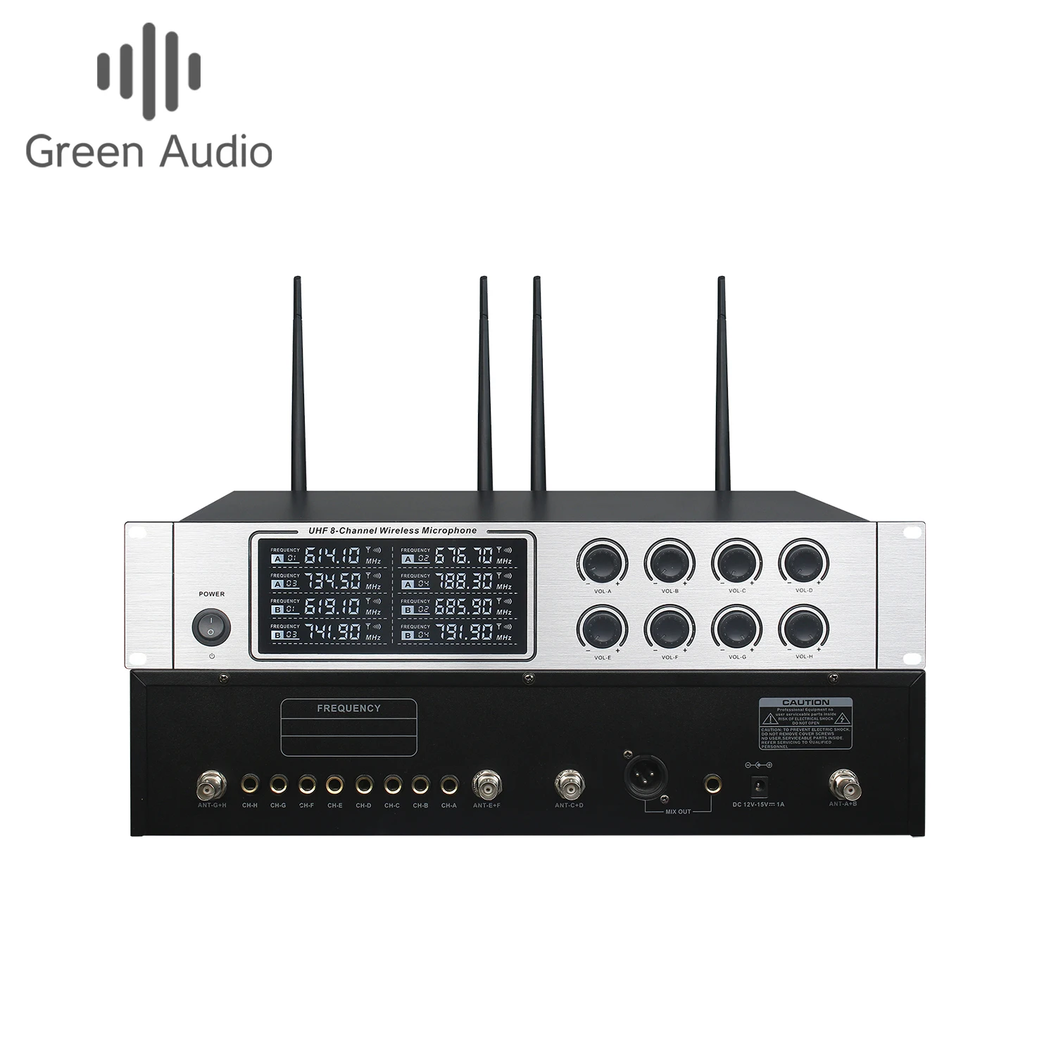 GAW-U8804 Professional UHF Wireless Microphone Digital Conference System KTV Singing Stage Sound