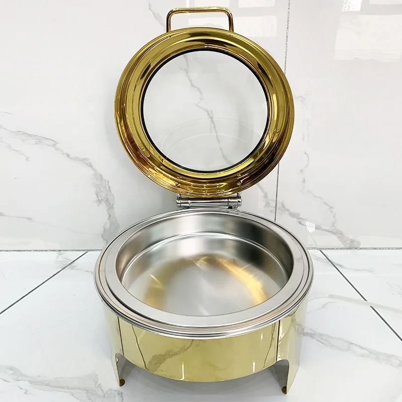 Restaurant Hotel Supplies Chaffing Dishes Buffet Catering Stainless Steel Dubai Royal Black Chafing Dishes For Catering