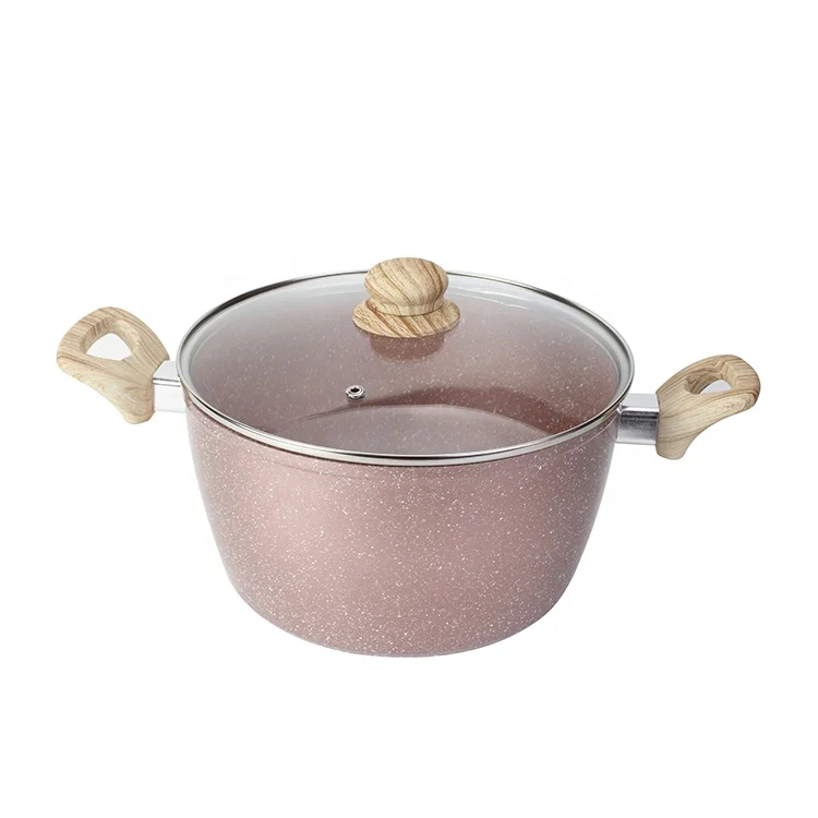 Maisons Hot Sale 4pcs Skillet Set Non Stick Coating Sauce Pan with Lid PFOA Free Frying Pan Soup Stock Pots