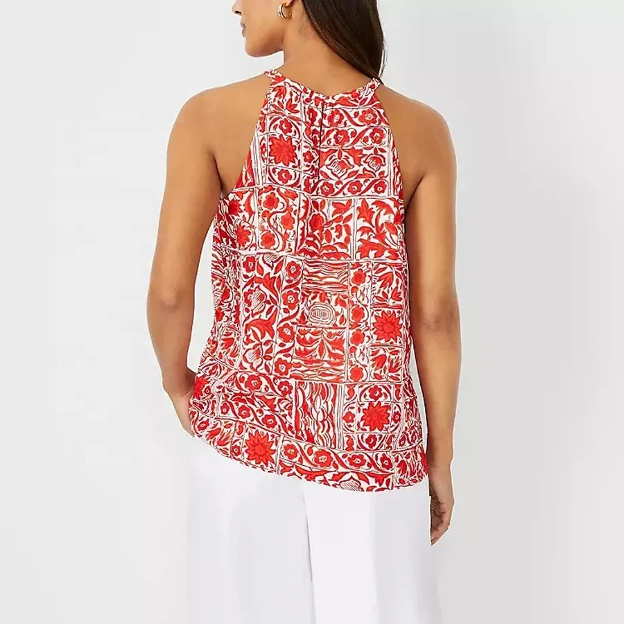 2022 Women Sleeveless Vest Yoga New Design Women Active Wear Workout Tank Top Best Quality Twisted back style Tank Top