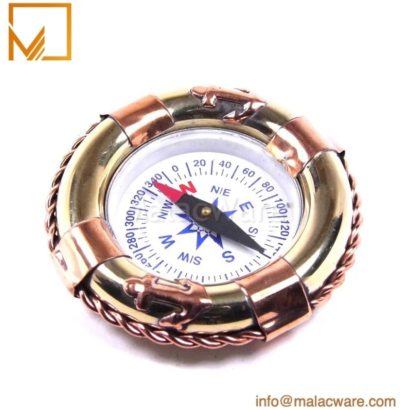 Nautical Brass and Copper Telegraph Key chain custom color with logo engraving metal key chain