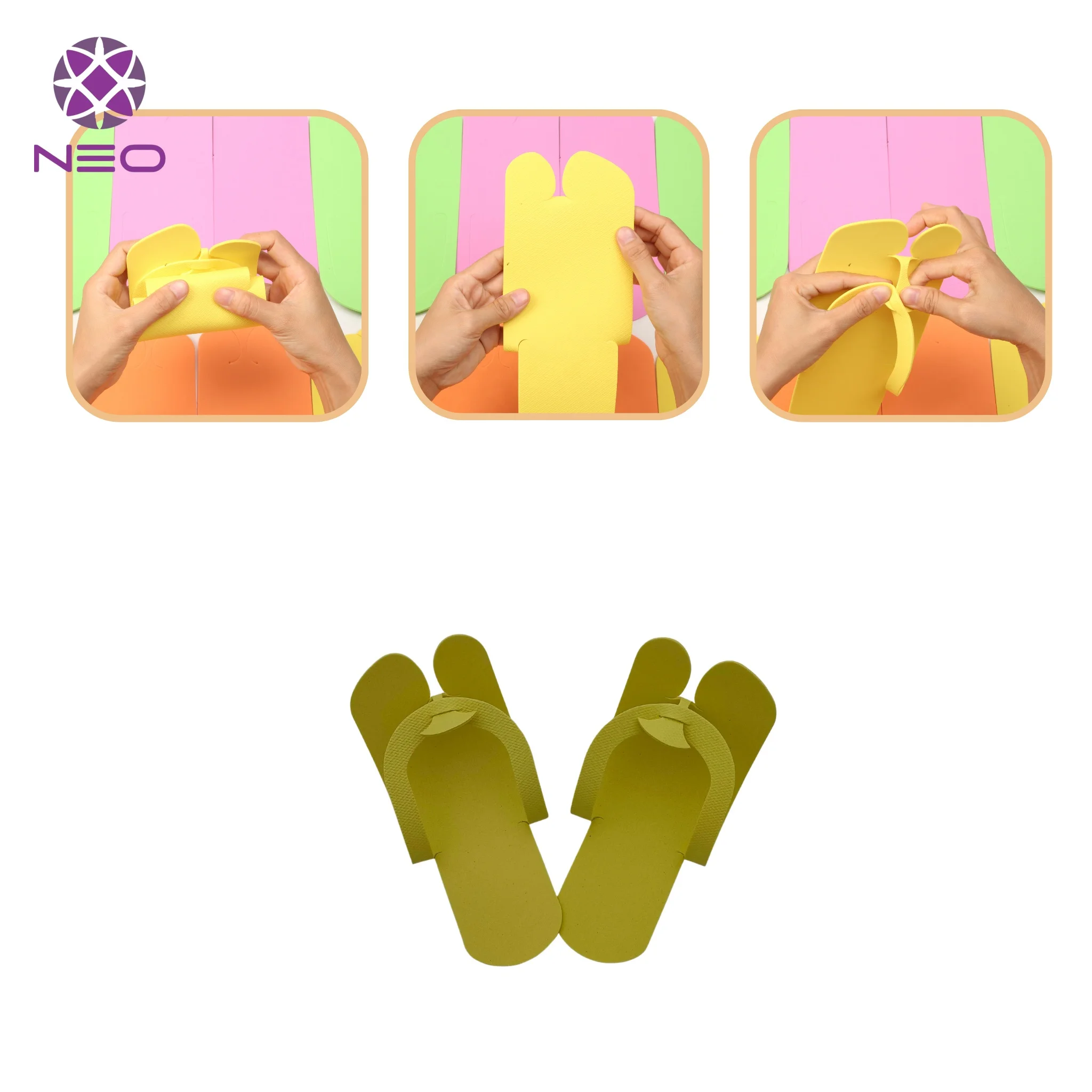 Easy To Carry Flip Flop Nail Salon Spa Slipper With OEM/ODM Service Ready To Ship From Vietnam Manufacturer