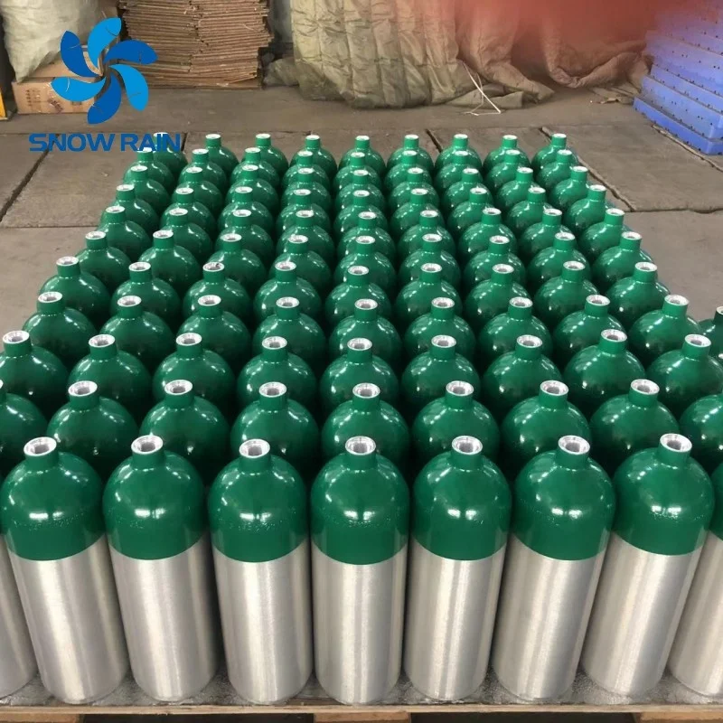 CE DOT Aluminium 14m3 Medical Oxygen Gas Cylinder China Pin Index Oxygen Cylinder Aluminium Oxygen Cylinder 105litre