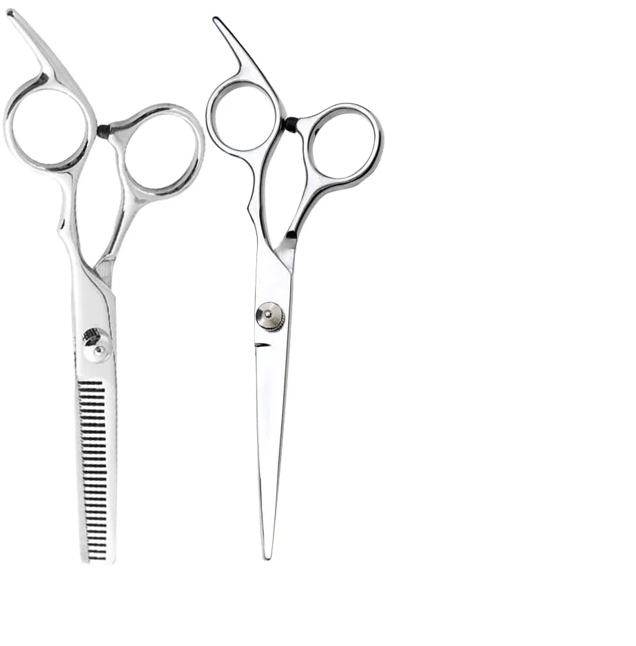 hair cutting scissors thinning teeth shears set with hair comb professional barber salon razor edge hairdressing texturizing sta