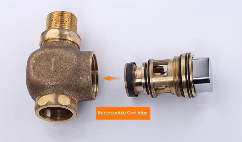 Flush Valve Concealed Manual Water Closet Flush Valve Push Button Toilet Flushing Valve