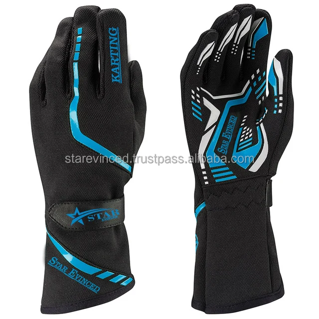 High Quality Super Grip Custom Kart Racing Gloves, Kart Racing Gloves In Best Material