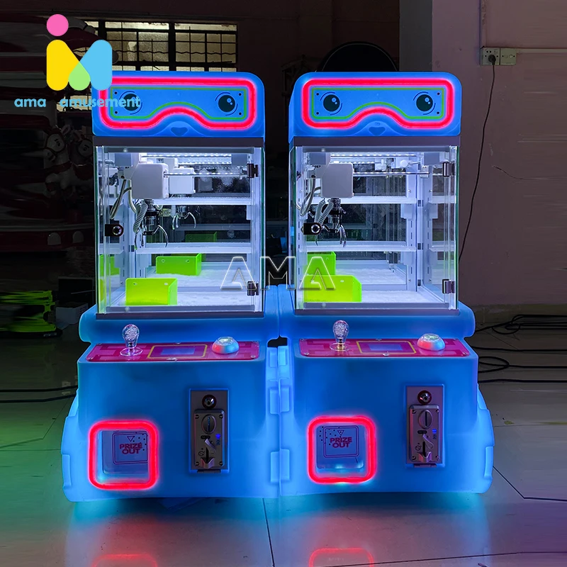 AMA Lovely Mini Claw Crane Machine Coin Operated Arcade Game mini claw machine toys  for Amusement Use