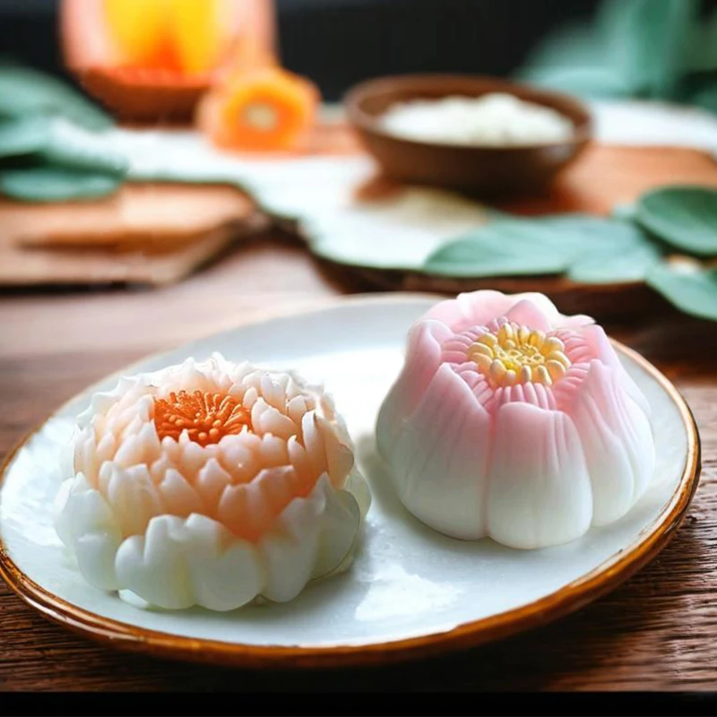 DUMO New Product Customized Hibiscus Flower Candle Silicone Mold Bouquet Decoration Handmade Soap Silicone Mold Candle