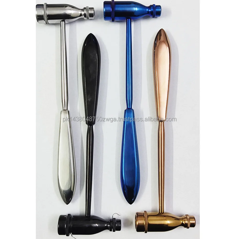 Diagnostic Hammers Stainless Steel Neurological Reflex Hammers Tromner Hammer for Neuro Surgery