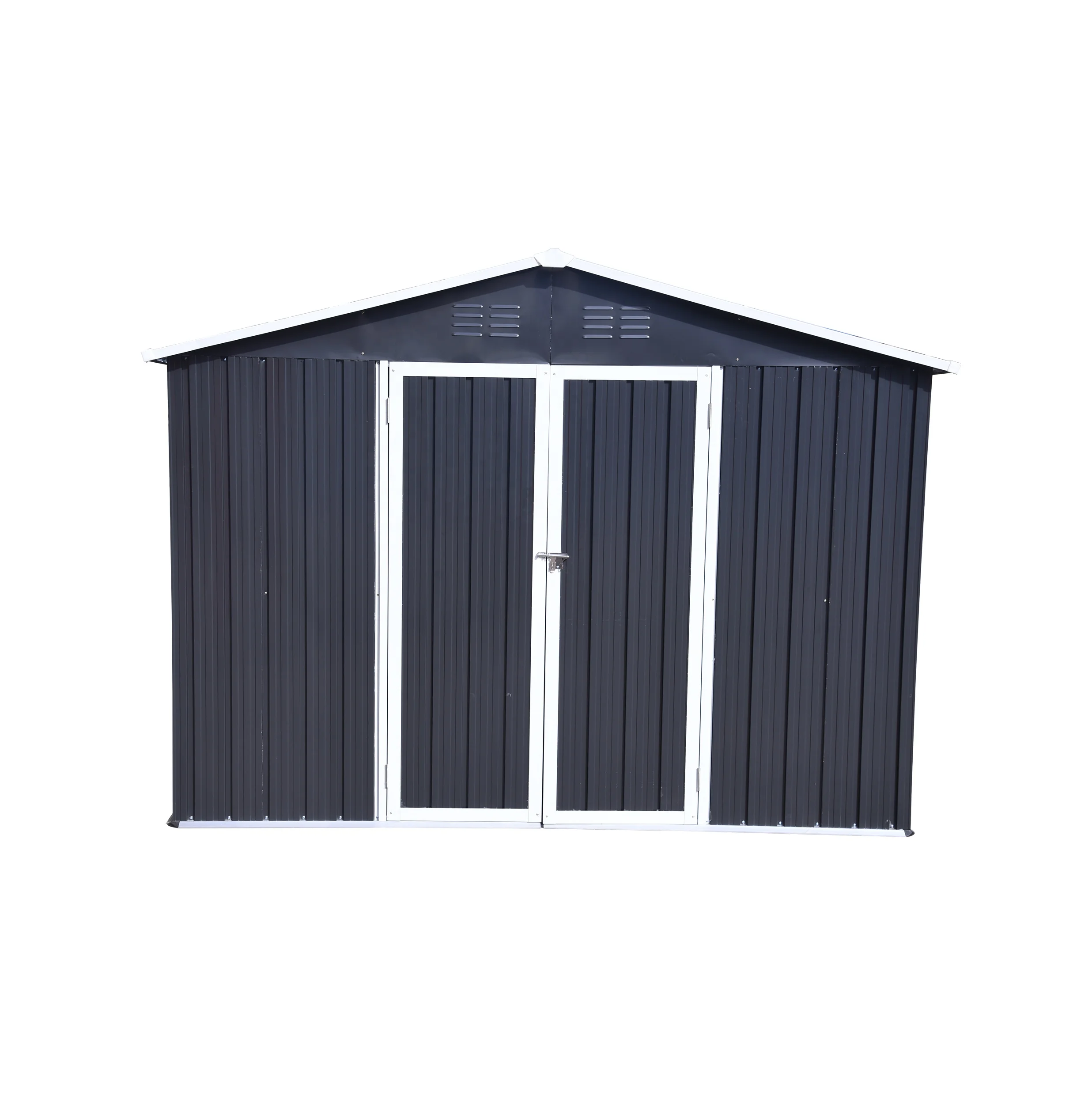 customize Unique design Garden large sheds storage, bike shed waterproof storage garden tool storage tool house 10 x 8 ft