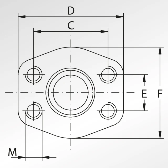Blind flanges Oil Hydraulic Systems SAE Carbon Steel O Stainless Steel Inox AISI316L Screws Set manufacturing plant shipbuilding