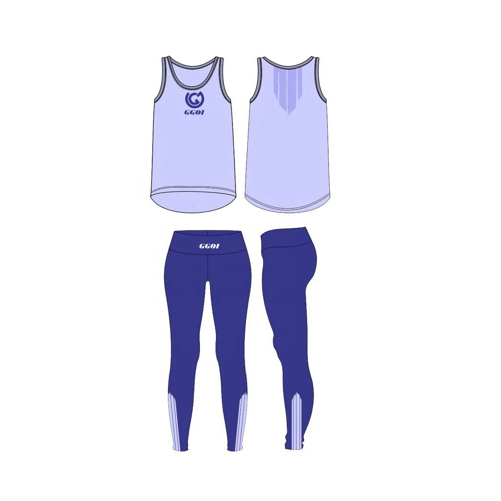 
Woman Female Yoga Top Tank Leggings Sets 