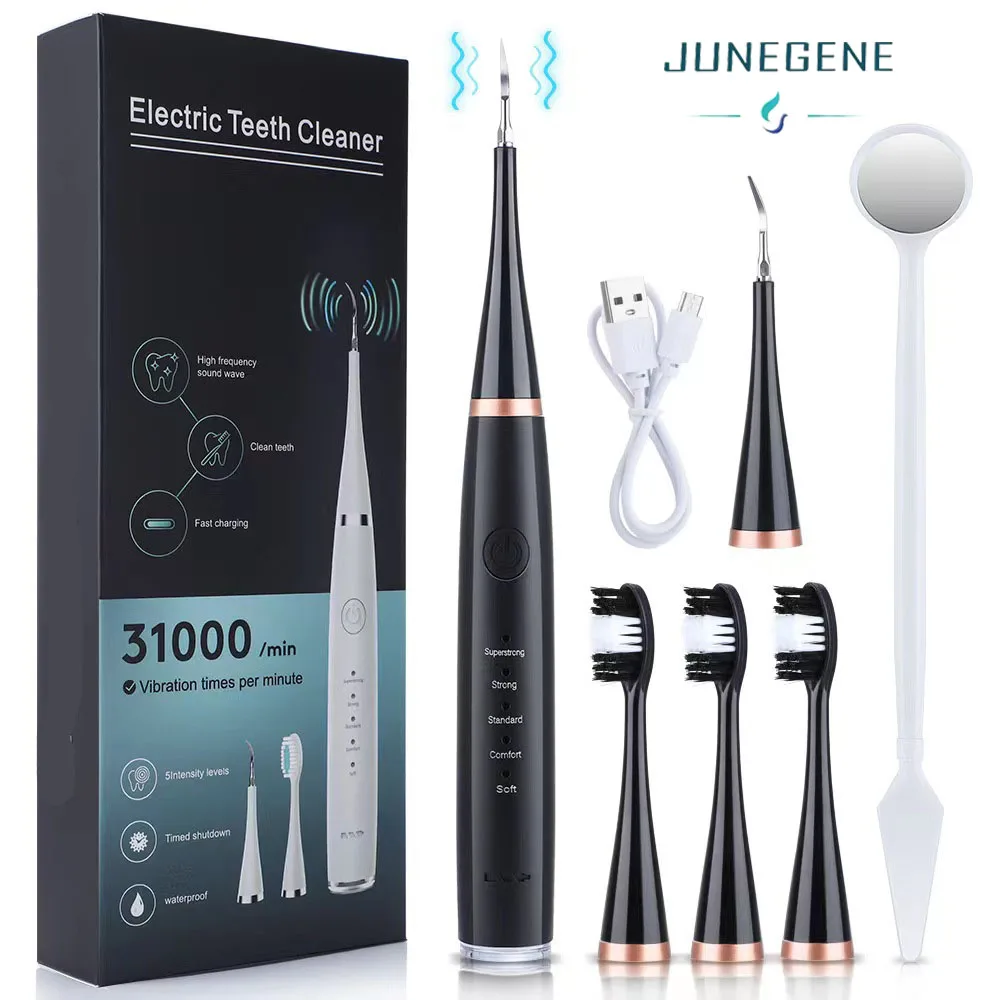 Eco Friendly Tartar Stain Teeth Plaque Black Calculus Remover Electric Dental Tooth Cleaner