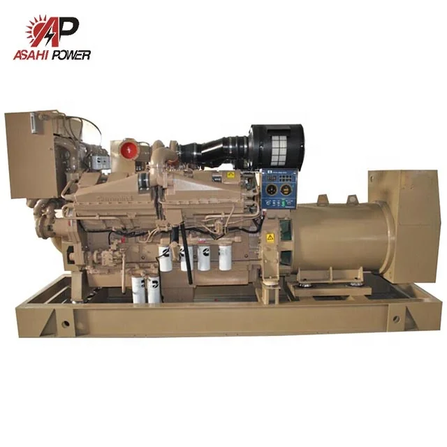 Prime 1000kVA 800kW KTA38-DM Marine Diesel Generator for Cummins