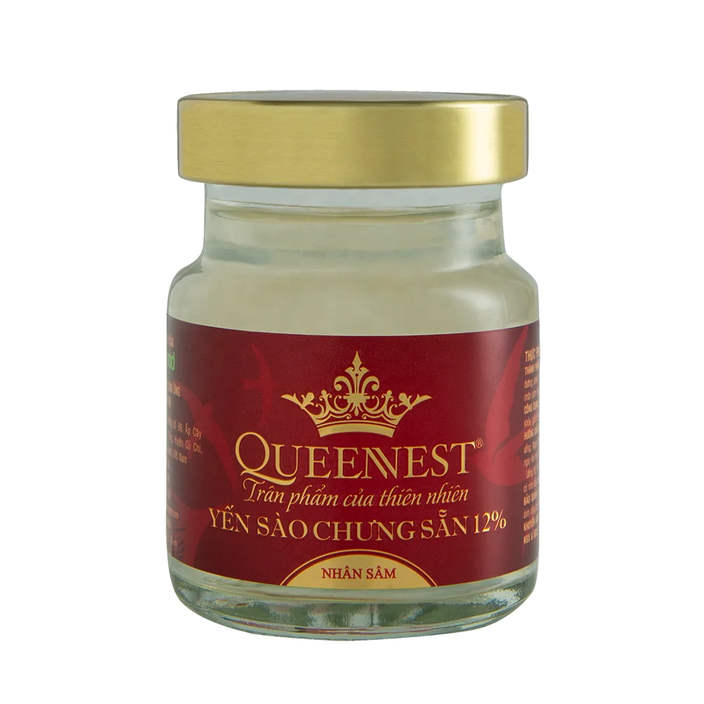 Гнездо для птиц премиум-класса QUEENNEST 12% 70 мл-аромат женьшеня (6 шт. в упаковке) из Вьетнама