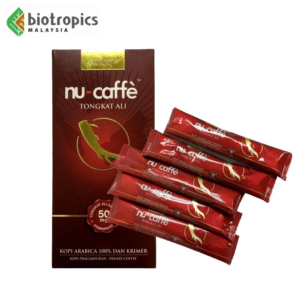 New Instant Coffee Powder with Arabica Coffee and Tongkat Ali Extract 5 Sachets in Each Box Safe for Daily Consumption