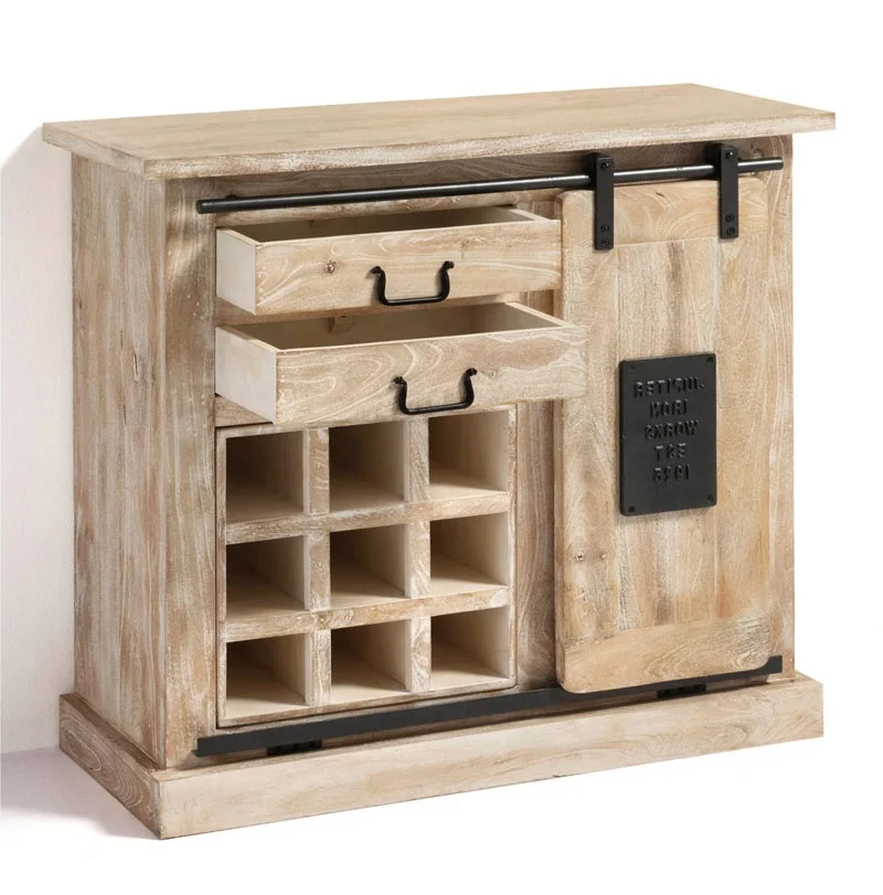 Luxury Vintage Modern Living Room Furniture White Wood Wooden Buffet Sideboard Coffee Wine Bar Cabinet Mini Corner Home for Home