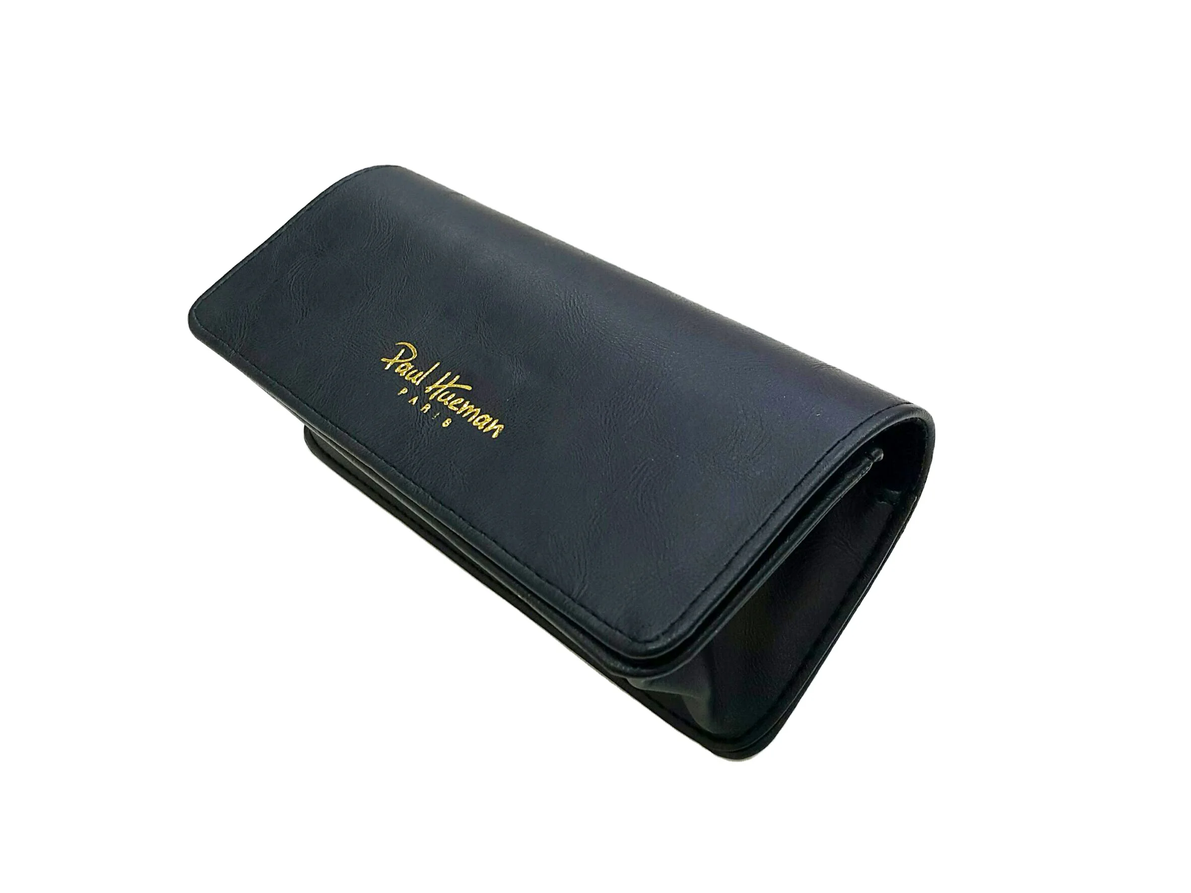 Custom Stamping Logo PU Leather Sunglasses Pouch