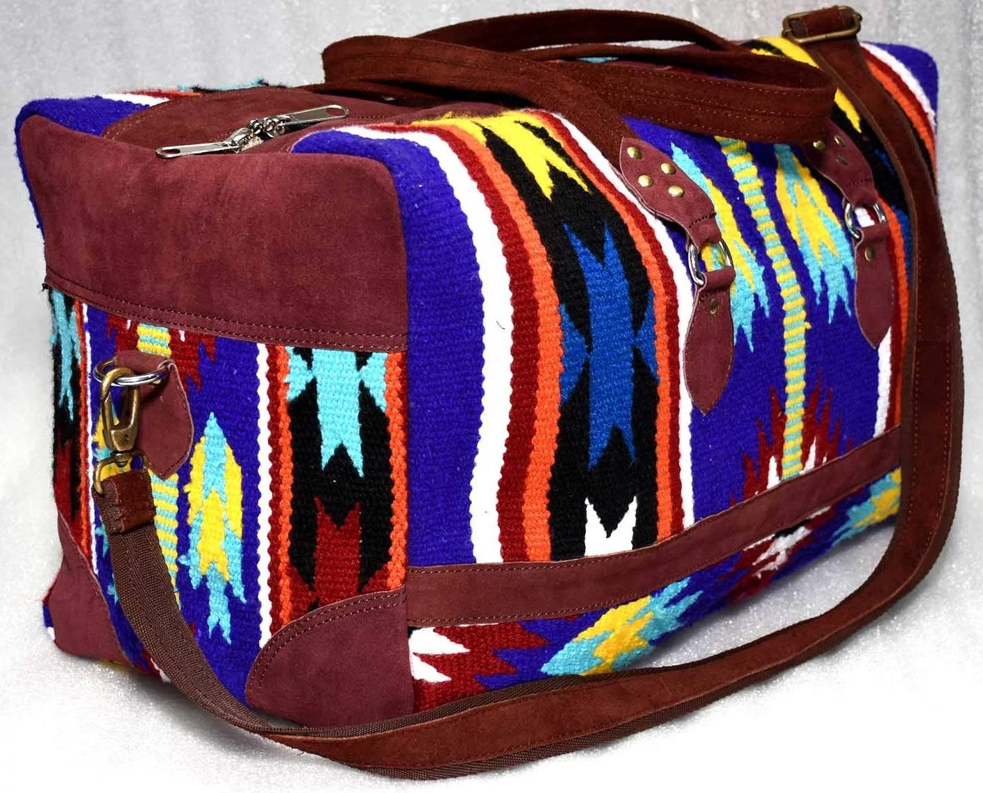 Дорожная сумка NAVAJO с двойной ручкой из замши