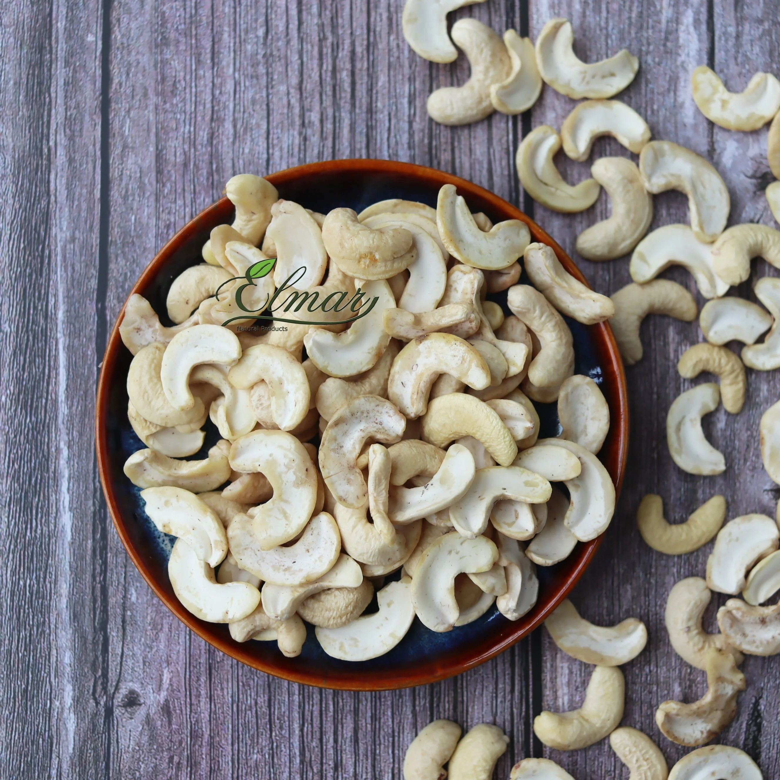 CASHEW NUT BROKEN WHITE COLOR PREMIUM QUALITY WHOLE SPLIT CASHEW KERNEL NEW CROP CRISPY CASHEW NUT TOP QUALITY READY SHIPMENT