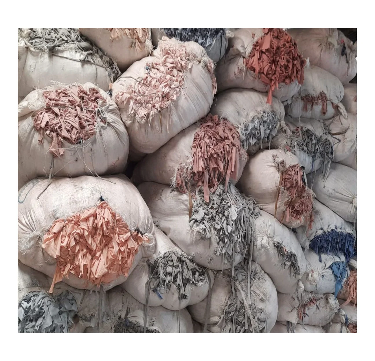 BEST QUALITY  MIXED COLOR KNIT FABRIC WASTE OR RAGS 100% COTTON FROM BANGLADESH FABRICS SCRAP