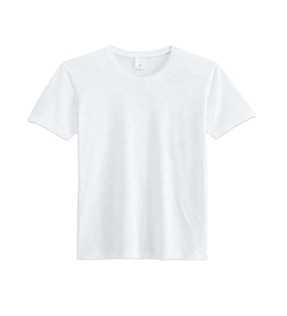 140g Wholesale 100% Pure cotton for summer election campaign Promotion Plain round neck short sleeve white T-Shirt manufacturer