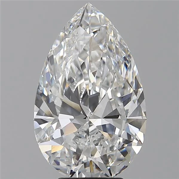 Excellent Polished White 5ct 3ct 2ct loose CVD Diamond Pear cut D Color VVS VS With IGI certificate Lab Grown Diamond Synthetic