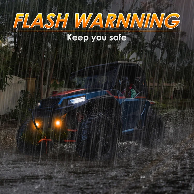 12 вольт универсальная Установка 2 X янтарные осветительные приборы 118Db звуковой сигнал Utv комплект поворотников